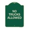 Signmission Parking Lot No Trucks Allowed Heavy-Gauge Aluminum Architectural Sign, 24" x 18", G-1824-23419 A-DES-G-1824-23419 - alternate 1